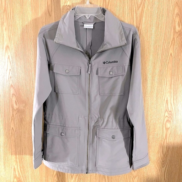 Columbia Tan Lightweight Water Repellent Trench Coat - Picture 1 of 3
